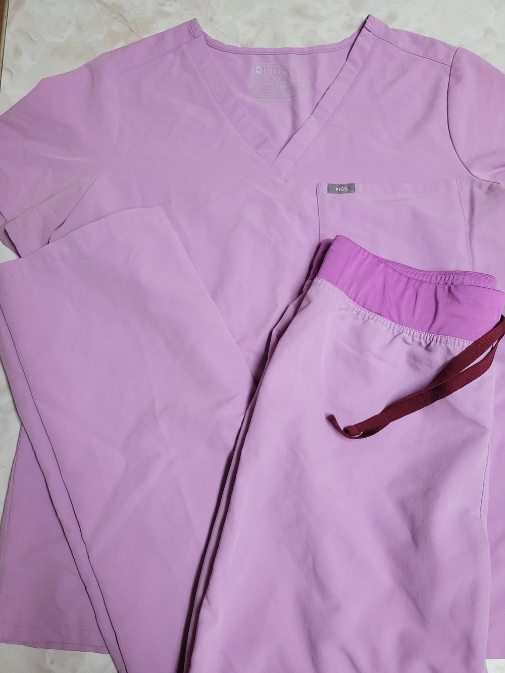 FIGS Dusk Limited Edition Scrub Set M Top Small Tall S/T Livingston Pants